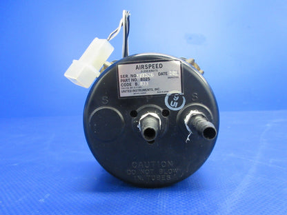 Diamond DA-40 United Instruments Airspeed Indicator P/N 8025 WARRANTY (0626-848)4