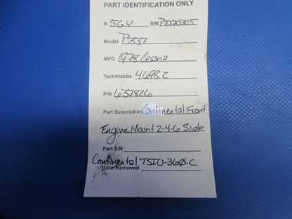 Continental TSIO-360-C Front Engine Mount 2-4-6 Side P/N 637826 (0824-820)