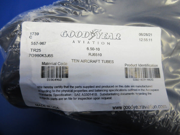 Goodyear 6.50-10 Tube P/N RJ6510 NOS (1124-934)