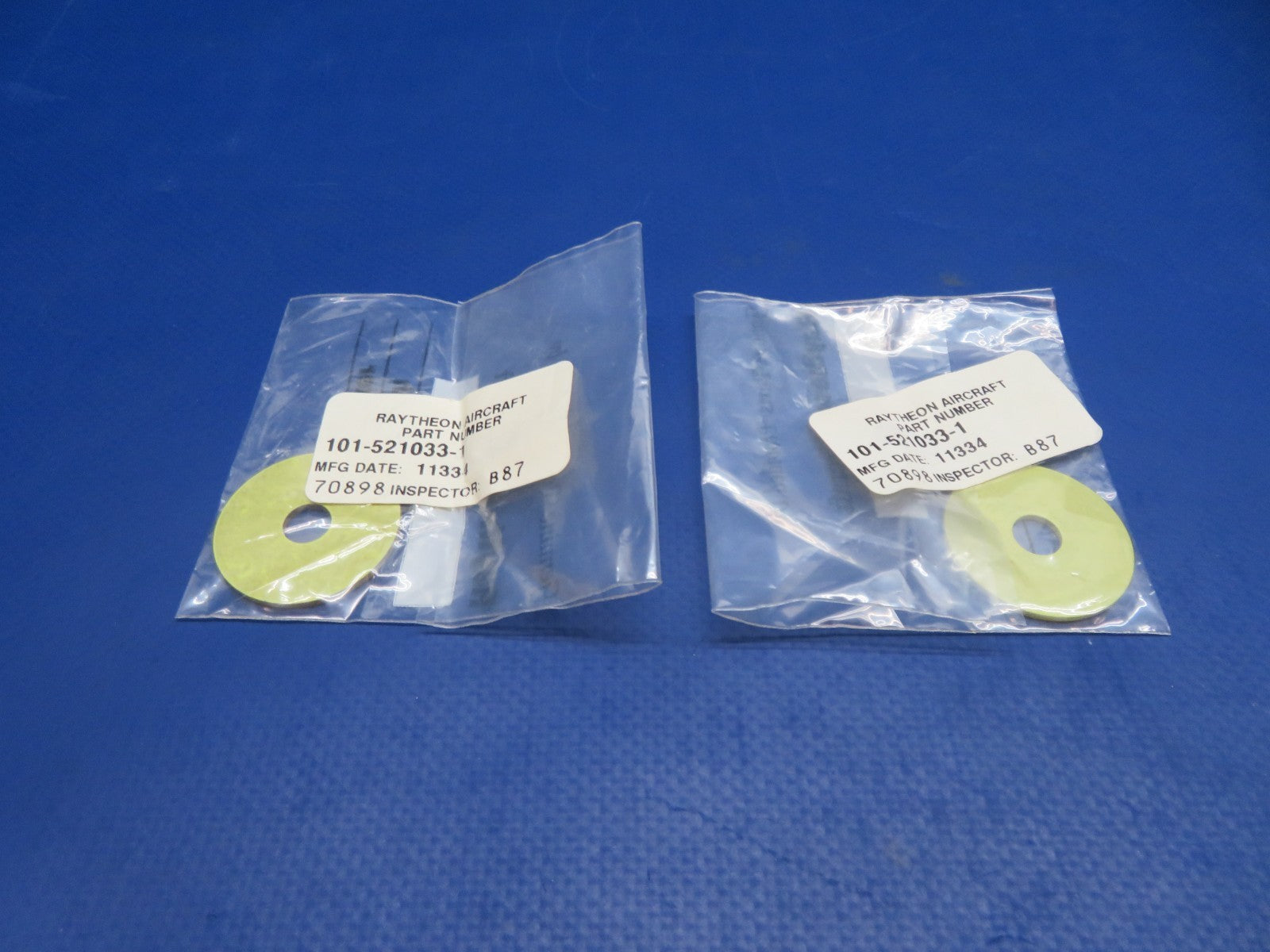 Beech Flap Guide Washer P/N 101-521033-1 NOS LOT OF 2 (0226-942)4
