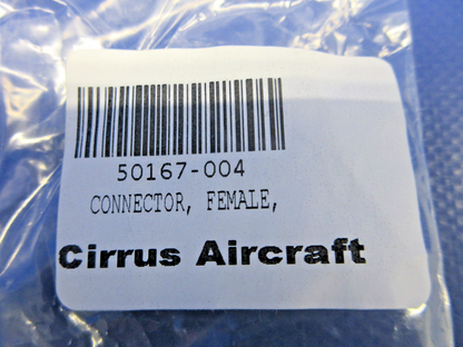 Cirrus SR20 / SR22 Female Connector P/N 50167-004 LOT OF 7 NOS (0326-1013)4