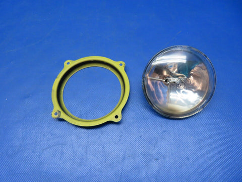 Beech C24R Landing Light Bulb & Retaining Ring P/N 169-110000-235 (0524-1563)