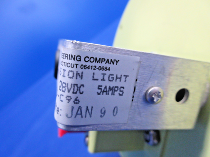 Whelen Red Anti-Collision Light 28V P/N 90033-7 NOS TESTED (0326-932)6