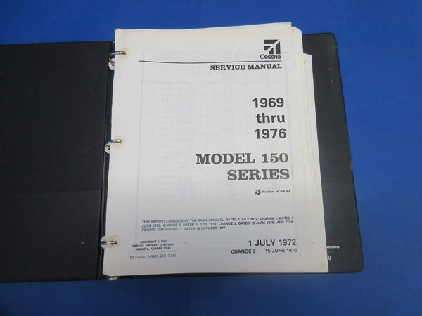 Cessna 150 / 150L Owners Manual & Illustrated Parts Catalog D971-3-13 (1124-703)