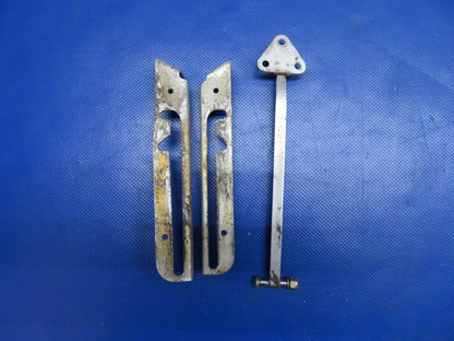 Cessna 210 Cabin Door Stop RH Assy Brackets & Arm P/N 1215144-2 (0724-1858)