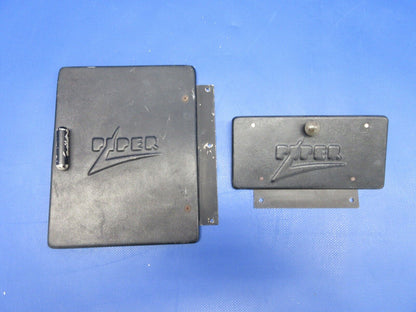 Piper PA28 Cherokee Glove Box Doors P/N 62378-00, 20596-00 LOT OF 2 (0324-1284)