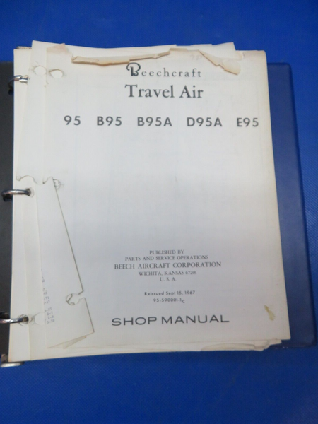 Beech 95 Travel Air Shop Manual 95-590001-1C (1024-186)