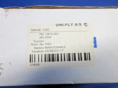 Cirrus Rochester Gauge Fuel Quantity Dual Indicator 12615-003 NOS (0326-968)3