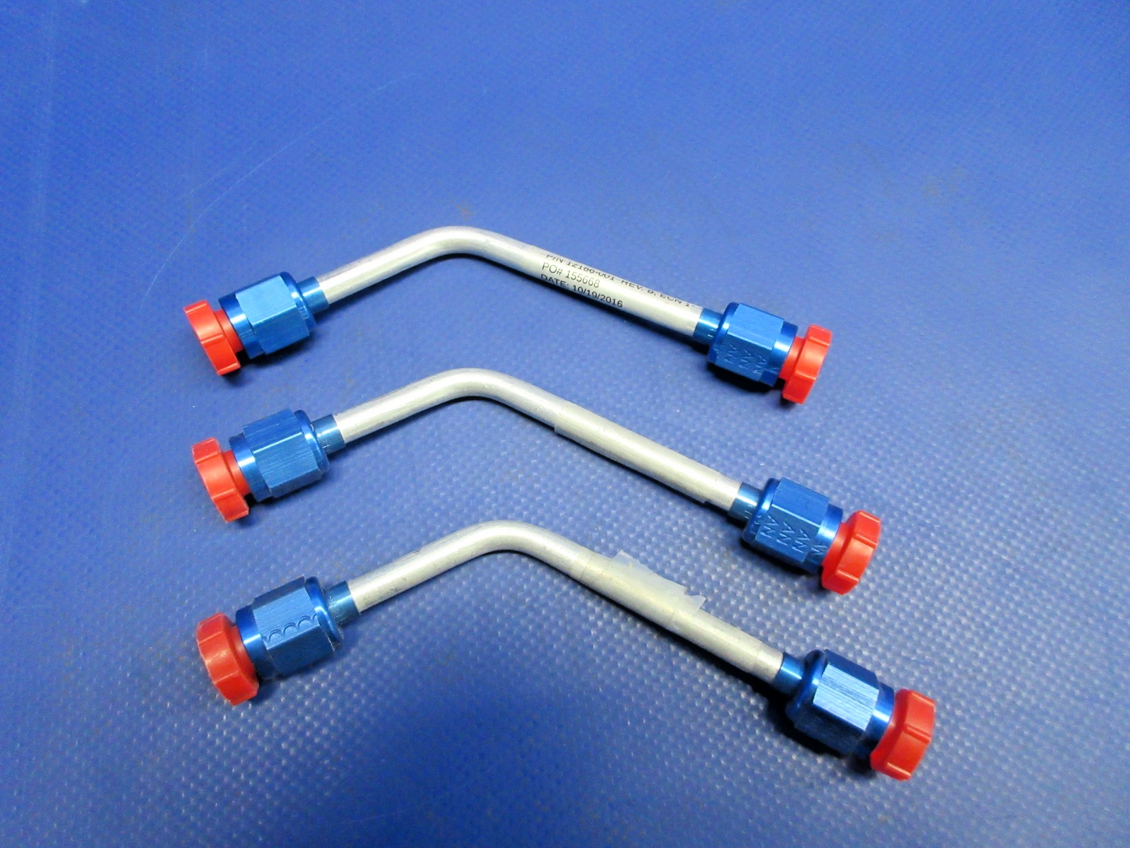 Cirrus SR20 Manifold LH Short Drain Tube P/N 12186-001 LOT OF 3 NOS (0326-982)6