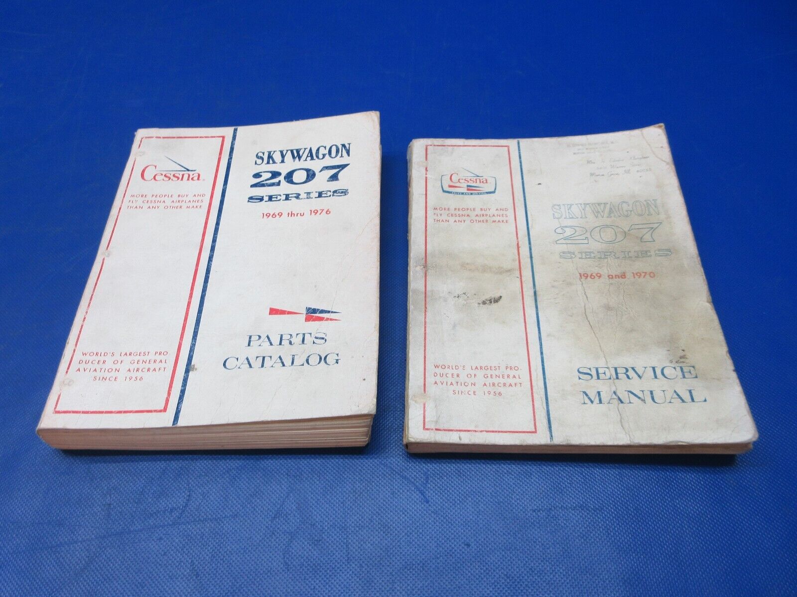 Cessna Skywagon 1969 -1976 Parts Catalog & 1969-1970 Service Manual (1024-1305)