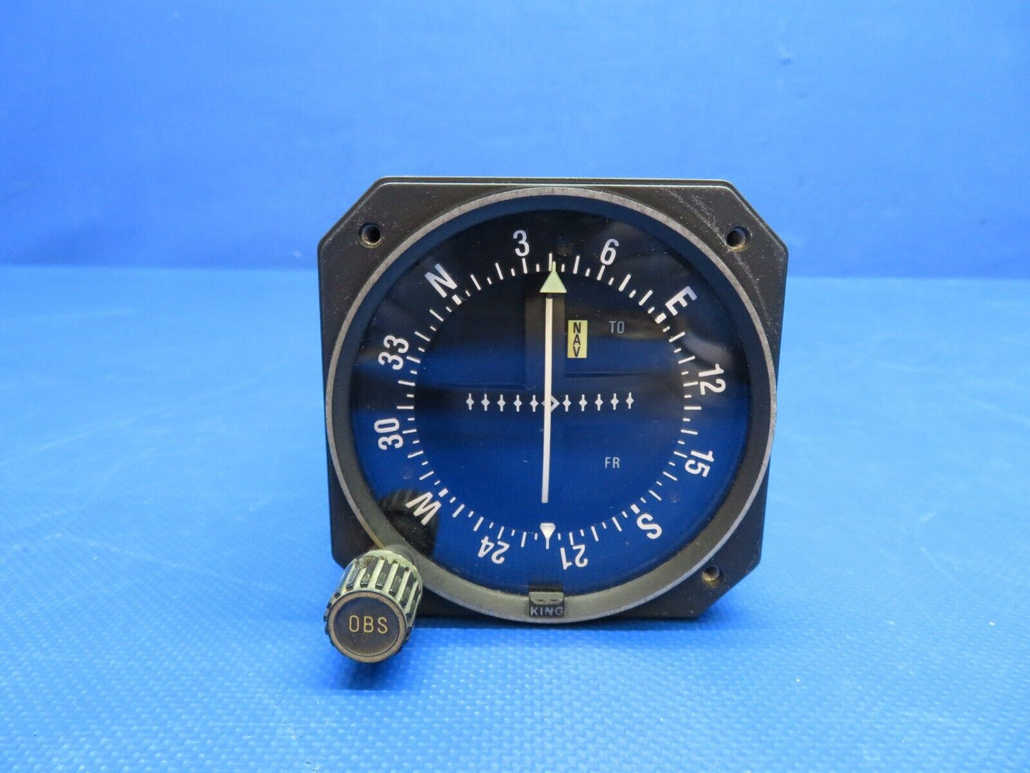 King KI203 VOR/LOC/Converter Ind. w/ Connector 066-3034-00 WARRANTY (0424-1779)