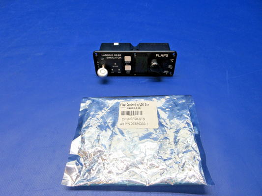Cirrus Flap Panel Switch w/Landing Gear Simulator 053A0330-1 CORE (0526-921)0