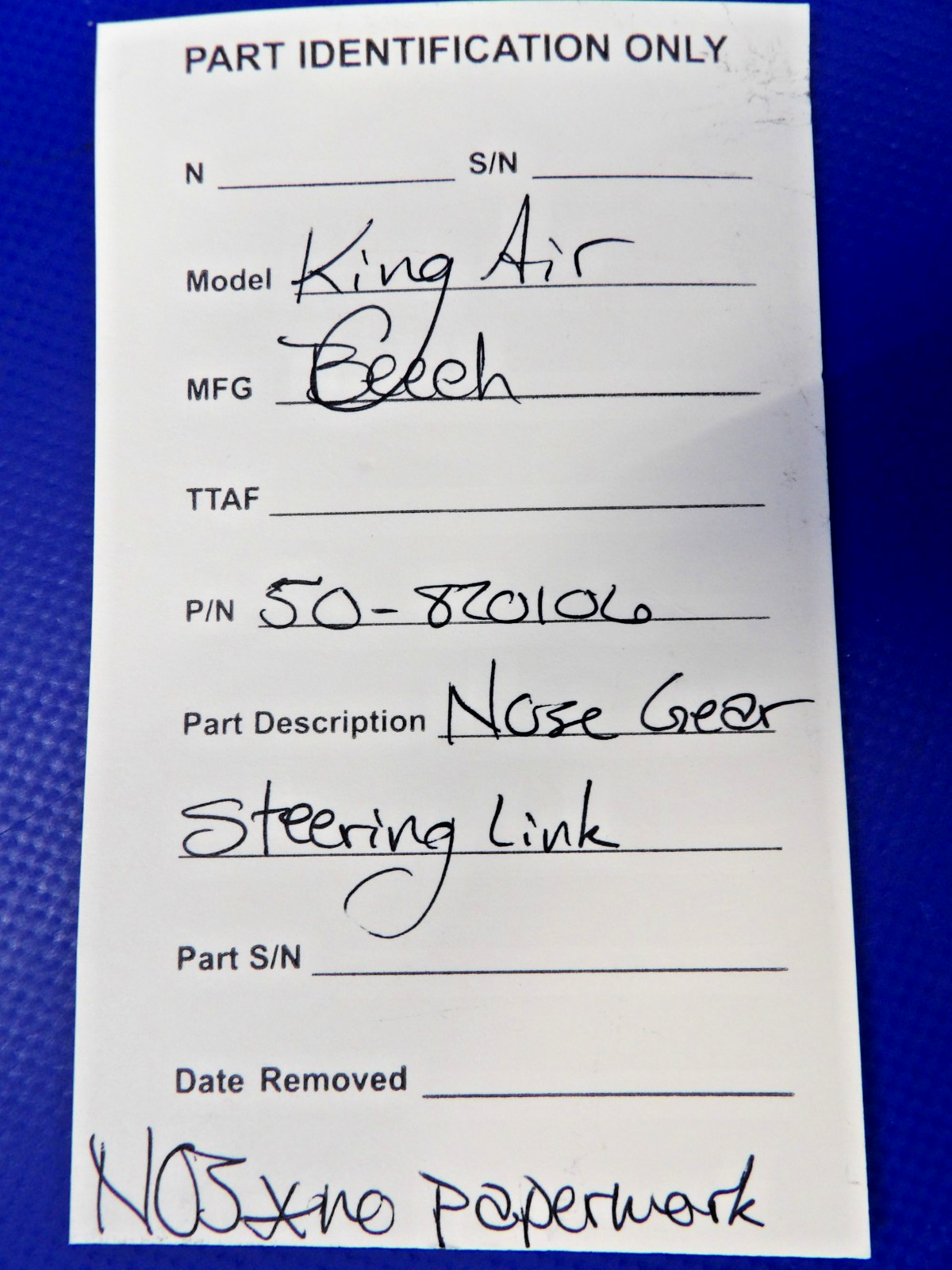 King Air Beech Nose Gear Steering Link P/N 50-820106 NOS (0426-1326)9
