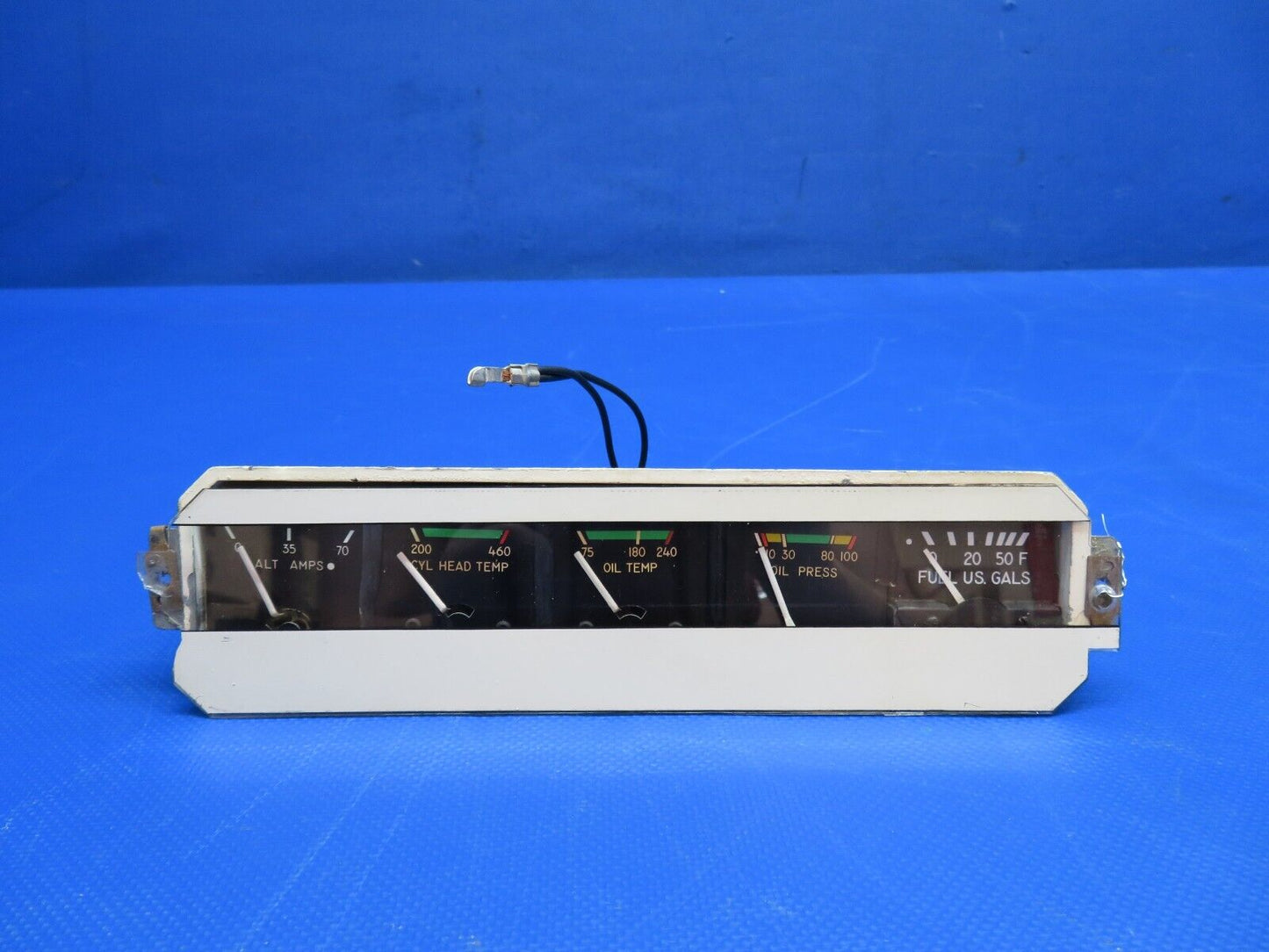 Piper PA-34 Stewart Warner Cluster Gauge 436459, 436459-Y10 WARRANTY (0424-1732)