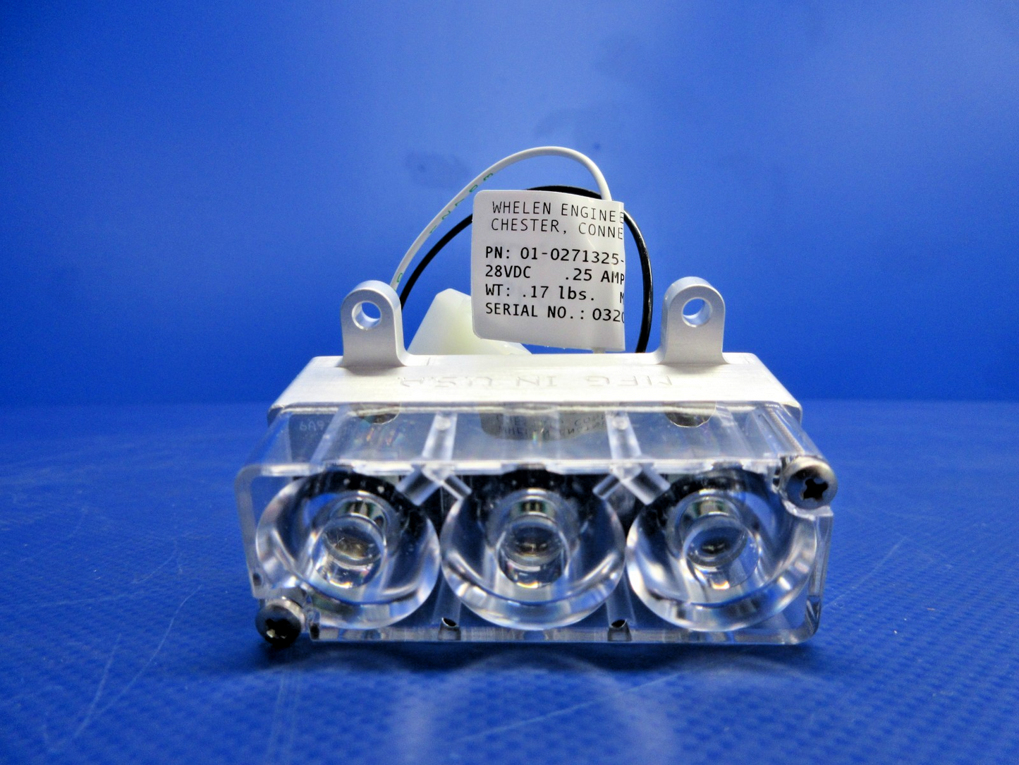 Whelen LED Recognition Light 28V P/N 01-0271325-00 NOS (0426-751)6