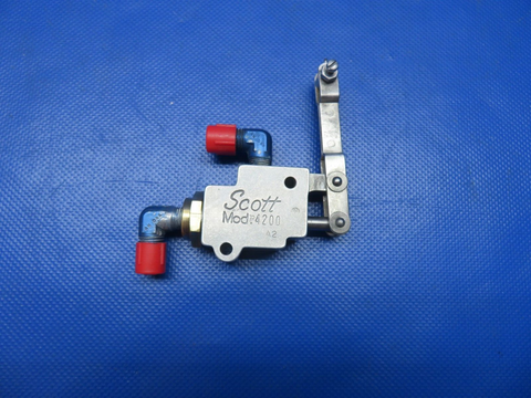 Piper PA-24-180 Scott 4200 Parking Brake Valve P/N 492-031 REBUILT (0624-1803)