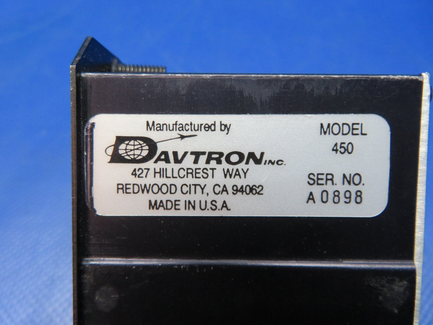 Davtron Digital Voltmeter P/N 450, M450 TESTED (0224-259)2