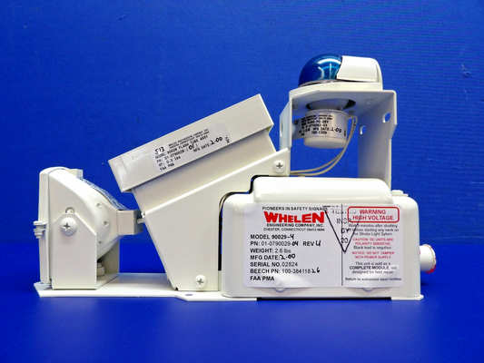 Whelen 90029-4 RH Wing Tip Strobe Light 28V P/N 100-384118-26 TESTED (0426-1340)0
