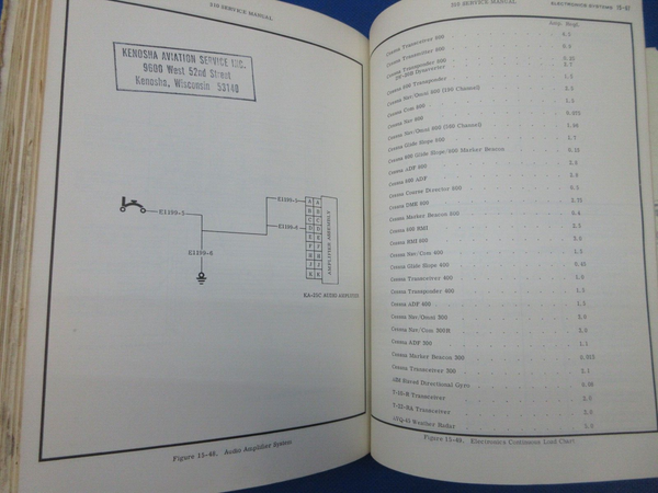 Cessna 310P & T310P 1968 Service Manual P/N D-656-13 (0924-1462)