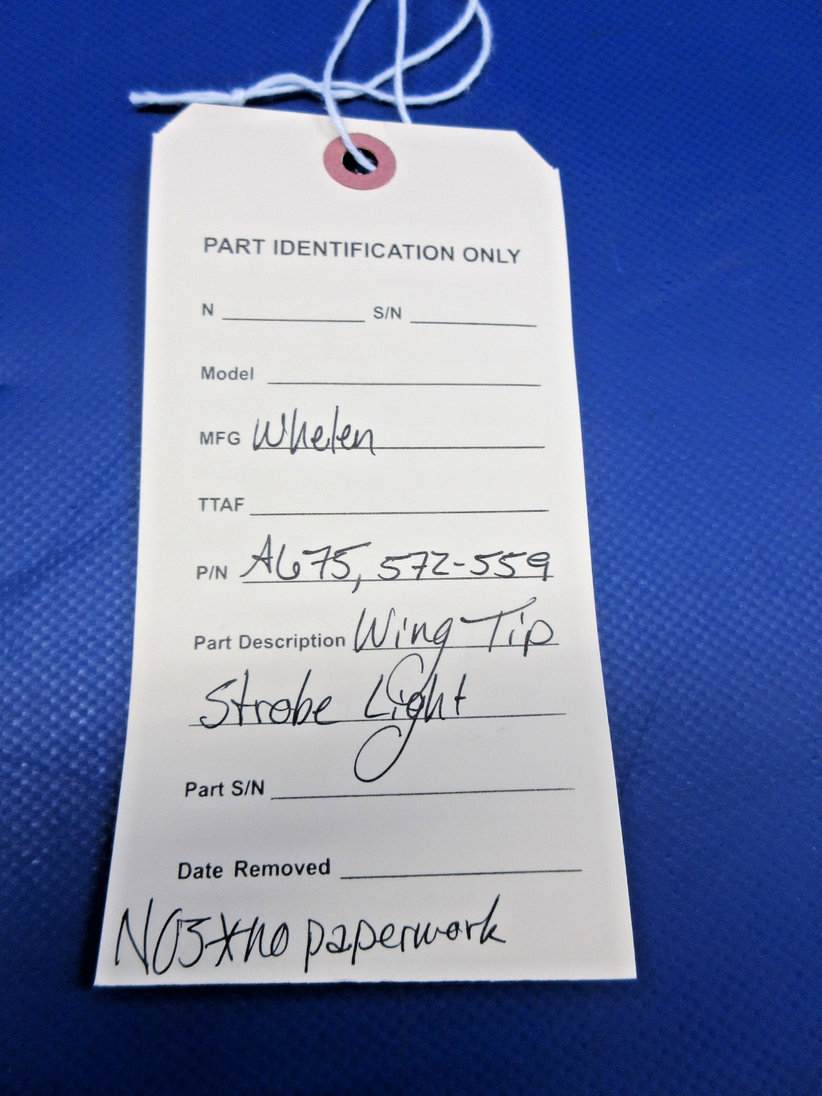 Whelen Wing Tip Strobe Light P/N A675 NOS (0426-833)14