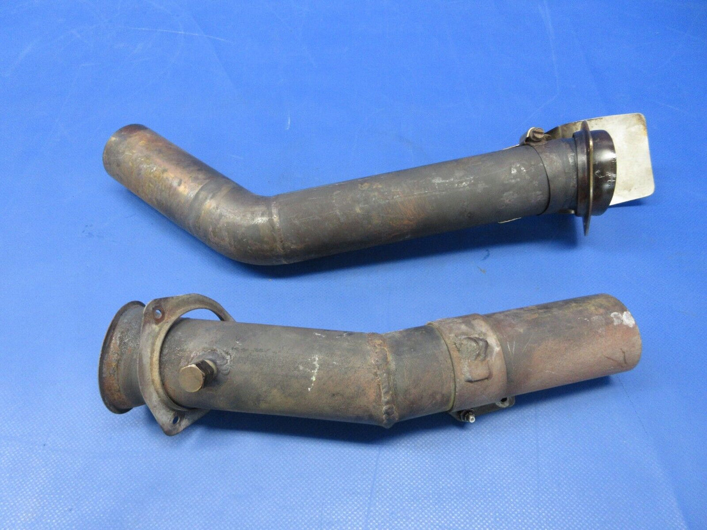 Beech 95 / D95A Travel Air LH Engine Exhaust Risers Doyn Conv. 540 (0824-1250)