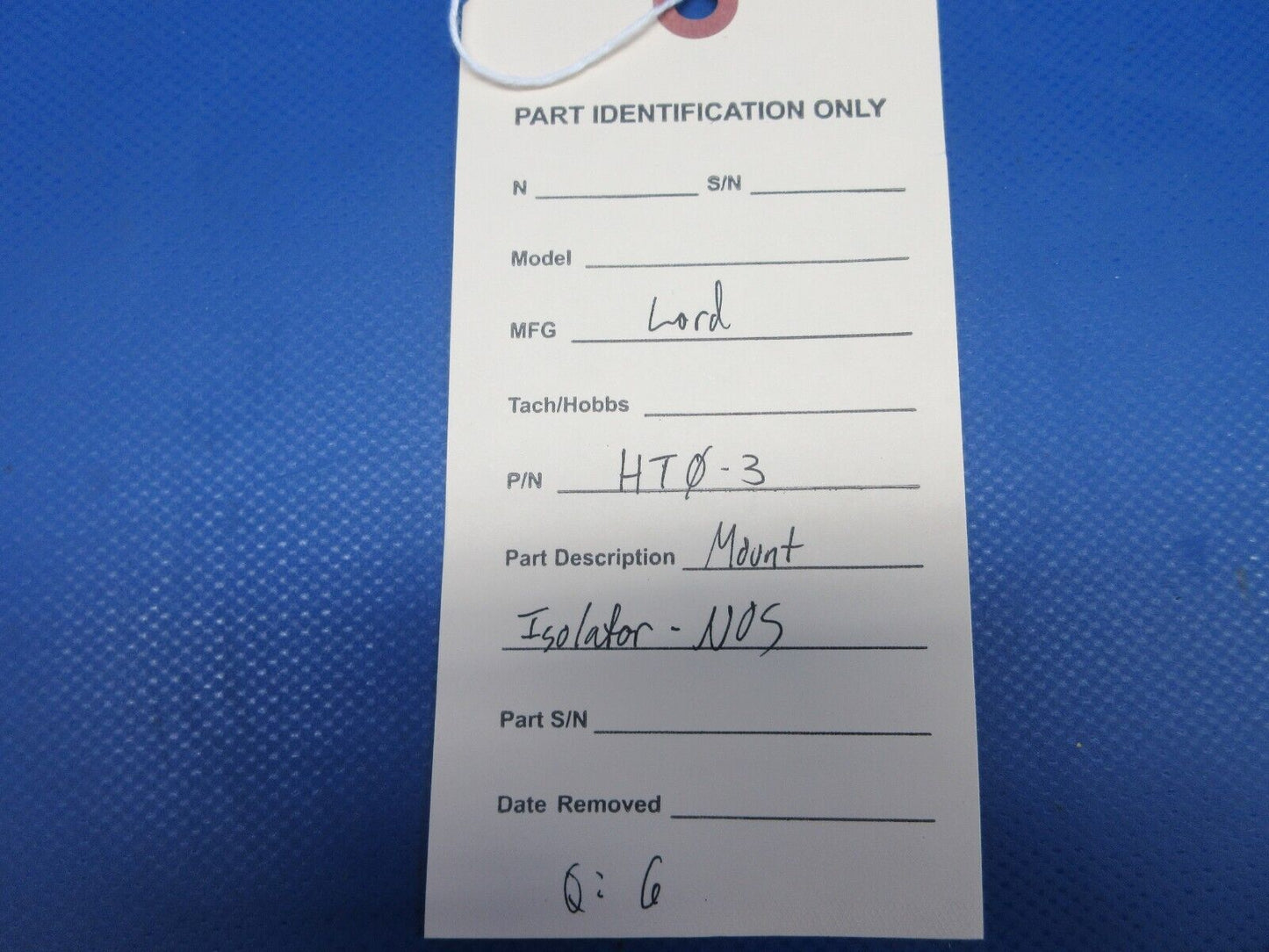 Lord Mount Isolator P/N HT0-3 NEW OLD STOCK (0424-1224)