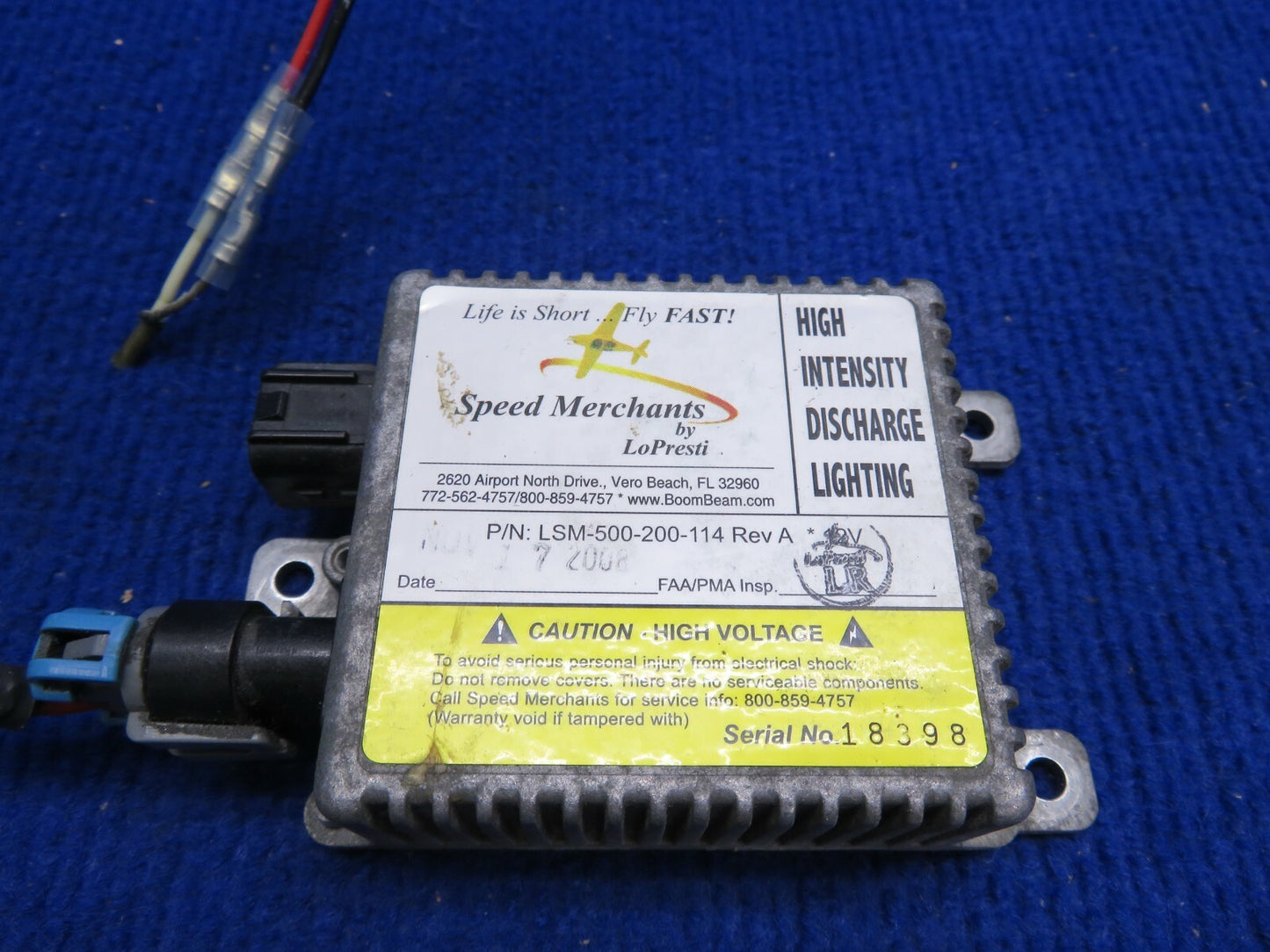LoPresti High Intensity Discharge Lighting Unit 12V LSM-500-200-114 (0222-815)1