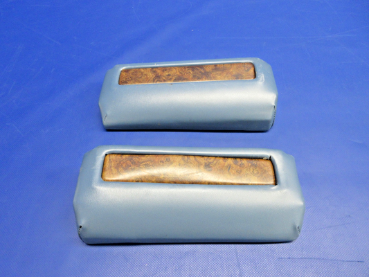 Beech 95-B55 Baron Middle Seat Armrest LH & RH P/N 96-534133-1 & -2 (0526-756)0