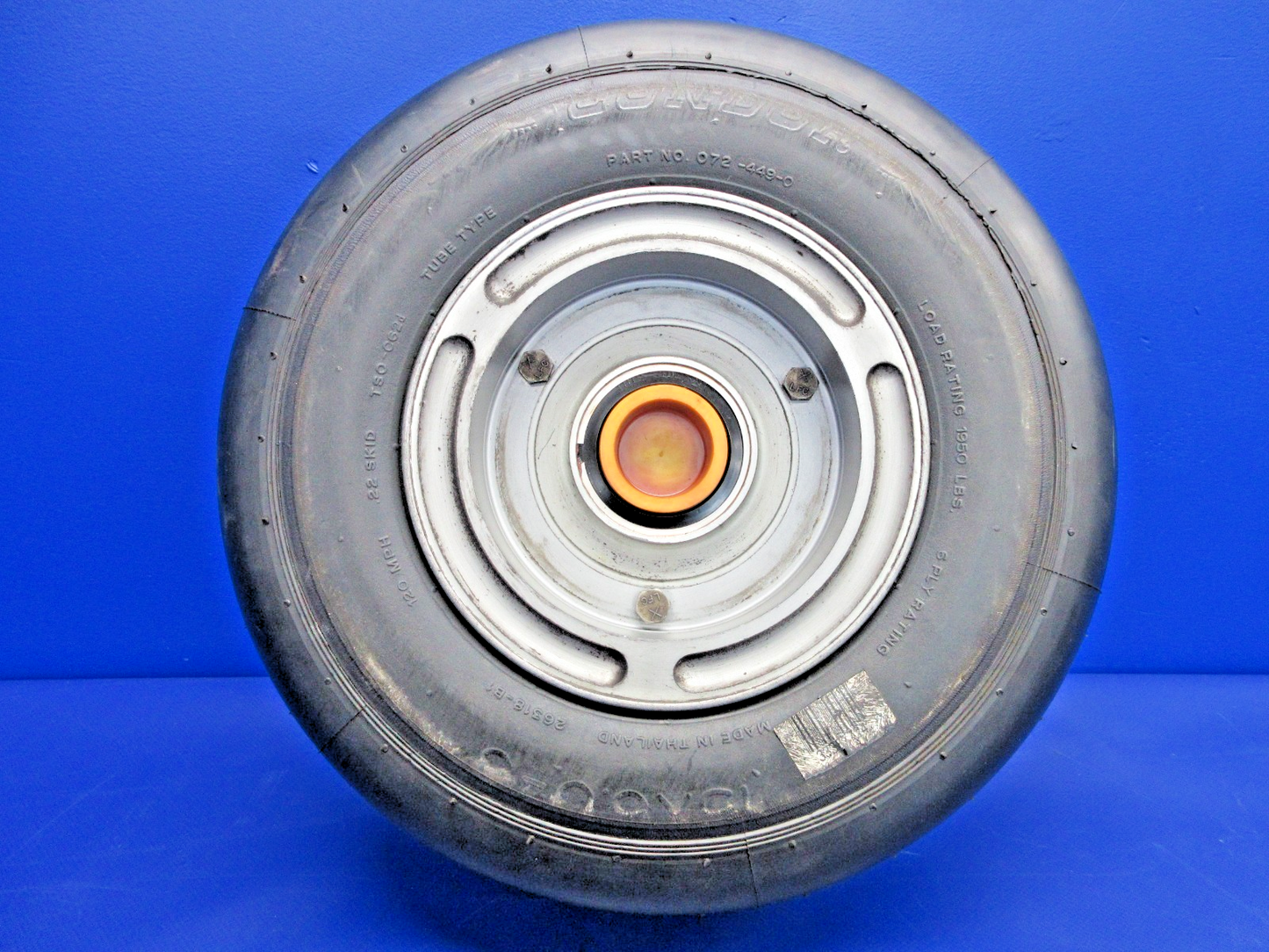 Cirrus / Cleveland 40-75P 6.00-6 Main Wheel w/Tire 15x6.00-6 (0326-20192