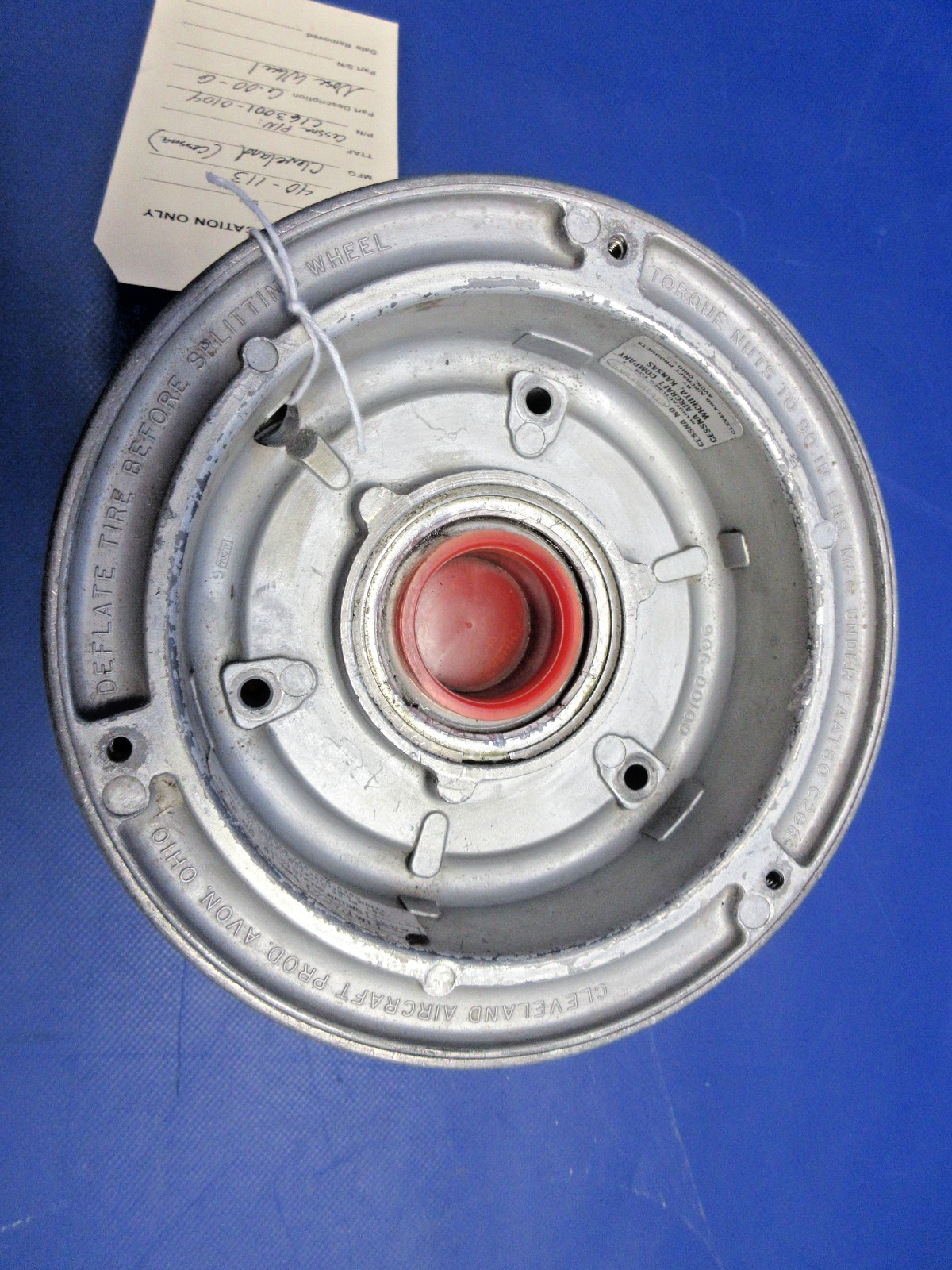 Cessna Cleveland 40-113 6.00-6 Nose Wheel P/N C163001-0104 (0626-2046)3