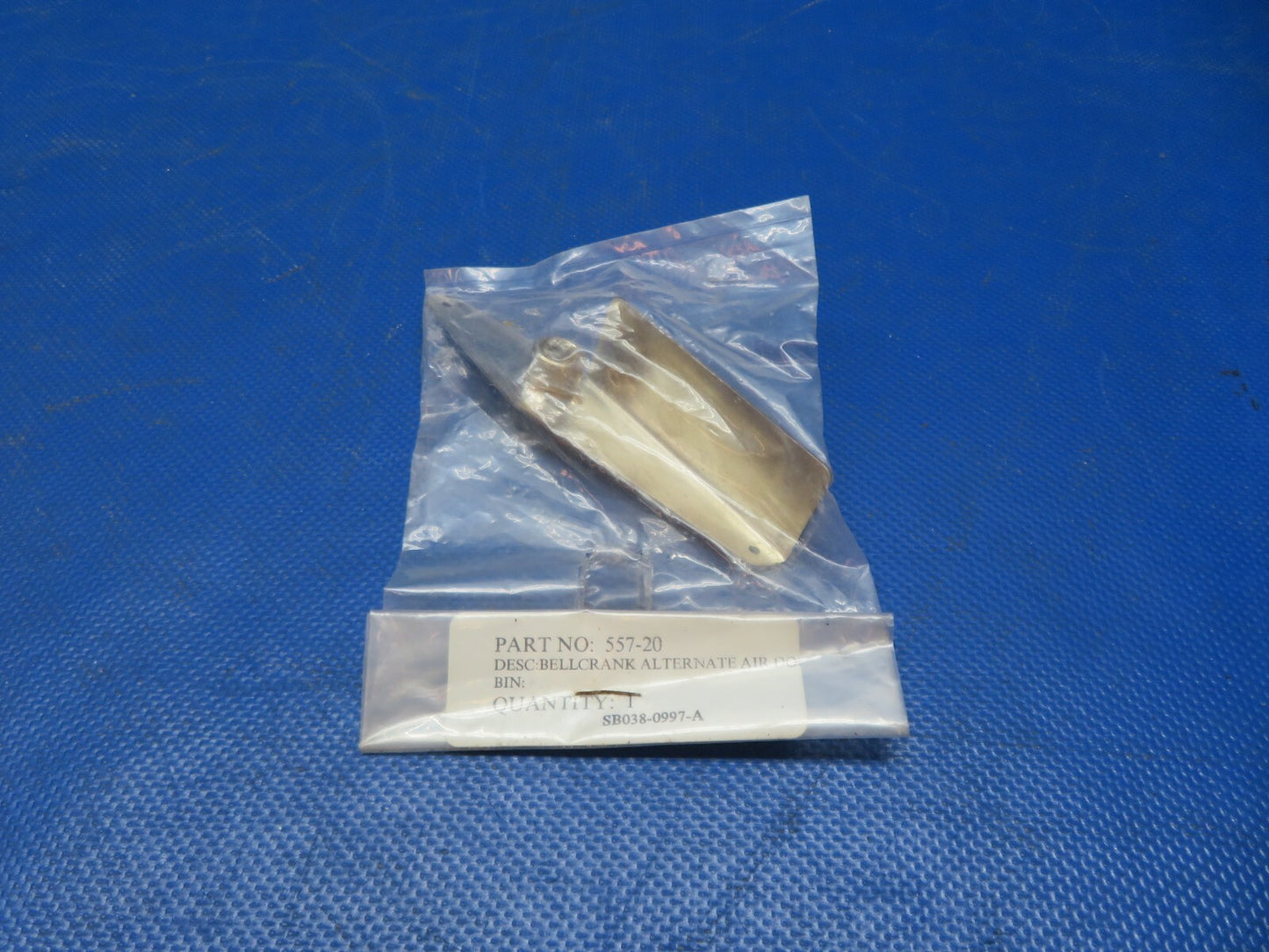 Lancair IV Bellcrank Alternate Air Door Airbox P/N 557-20 NOS (1124-118)0