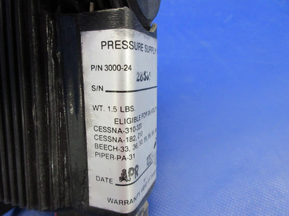 Cessna 310 / 310N Door Seal Pump 24V P/N 3000-24 TESTED (0926-743)9