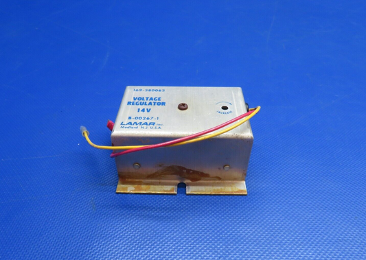 Beech C23 Sundowner Lamar Voltage Regulator 14v P/N 169-380063 (0724-1893)