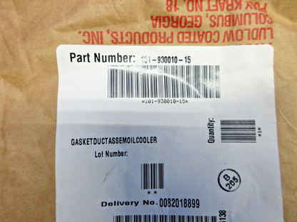 Beech King Air B200 Oil Cooler Duct Gasket 101-930010-15 LOT OF 4 NOS (0426-780)4
