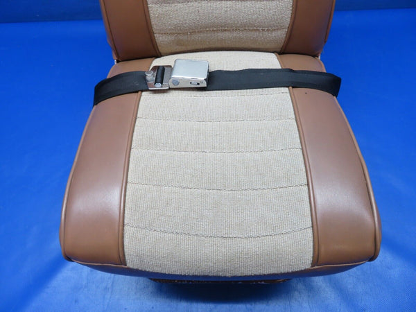 Mooney M20 / M20E Front Seat w/ Headrest P/N 140040-501 Brown Vinyl (0424-1707)