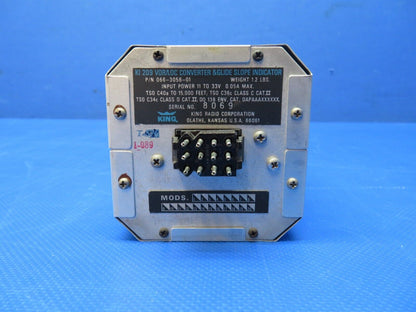 King KI209 VOR/LOC Converter & GS Ind. P/N 066-3056-01 TESTED w 8130 (0324-1756)