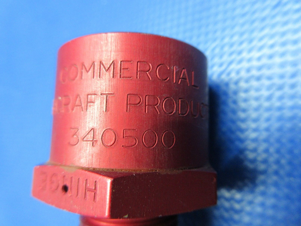 Commercial Aircraft Products Vent Valve P/N 340500 (0624-1262)