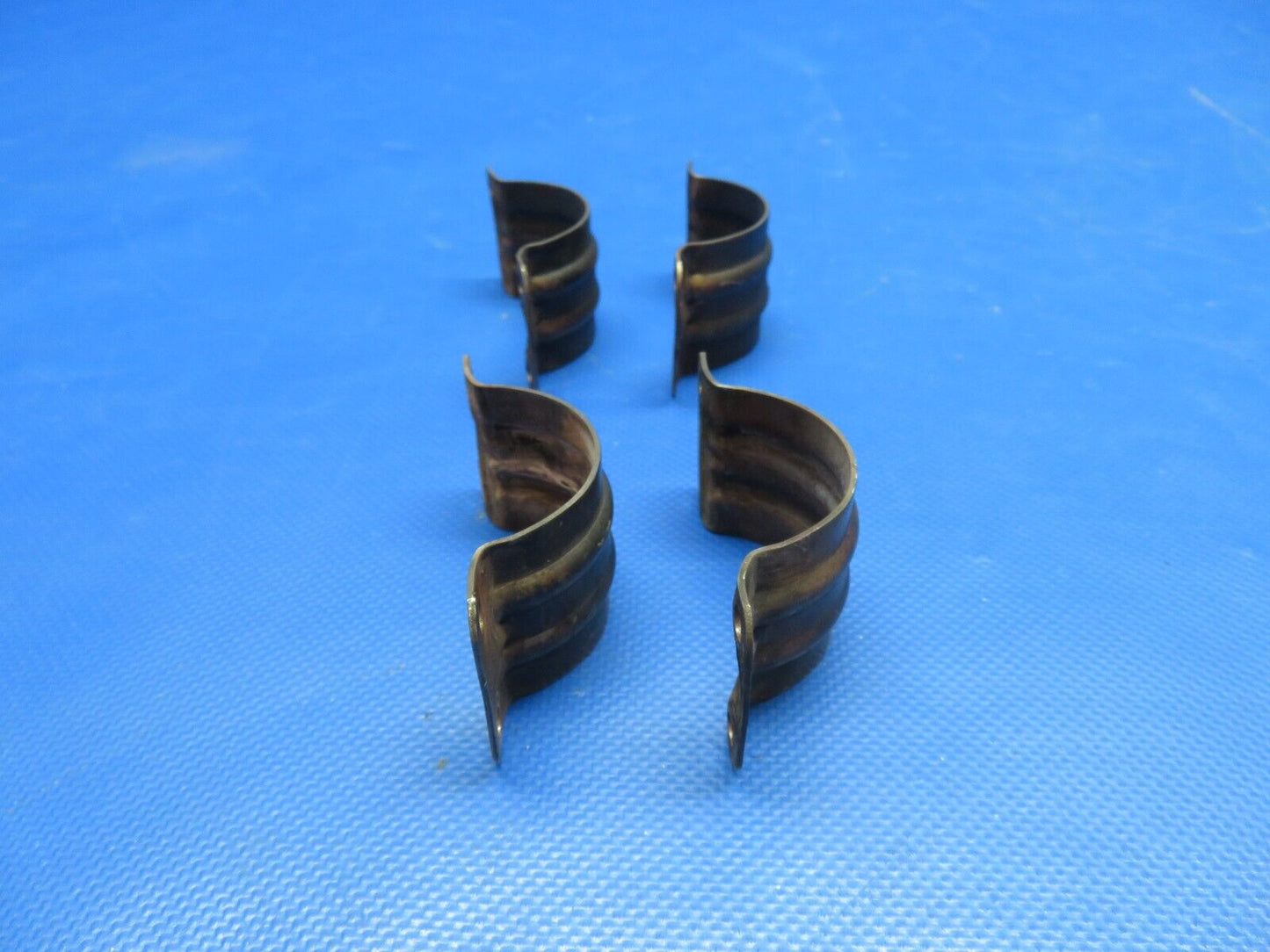 Grumman AA-1B Exhaust Bead Clamp Half P/N 099005-401 LOT OF 2 (0624-1784)