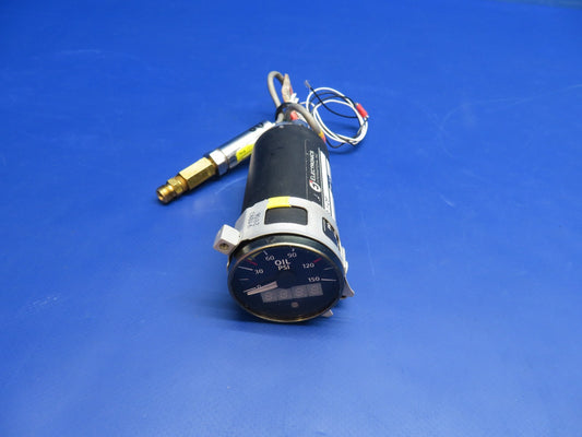 Electronics Int. Oil Pressure Gauge 12/24V P/N TR-1, TR-1-OP TESTED (0426-1711)0