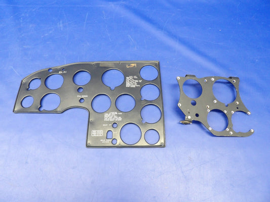 Piper Comanche LH Instrument Panel Cover & Shock Panel P/N 22725-03 (0526-1267)0