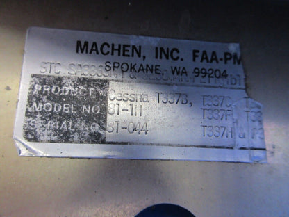 Cessna 337 / P337H Machen Rear Engine Turbo Heat Exchanger P/N 81-1H (0724-2043)