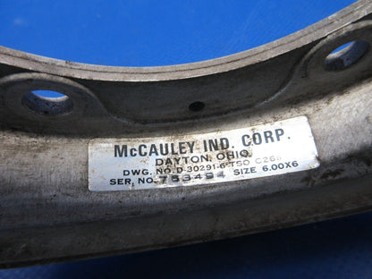 McCauley Main Wheel Flange 6.00x6 P/N D30222-6 (0424-1034)
