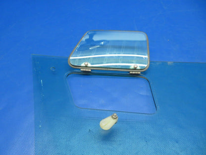 Mooney M20E Window Assy w/ Storm Window Green Tint 3/16" P/N GLA2308 (0524-132)