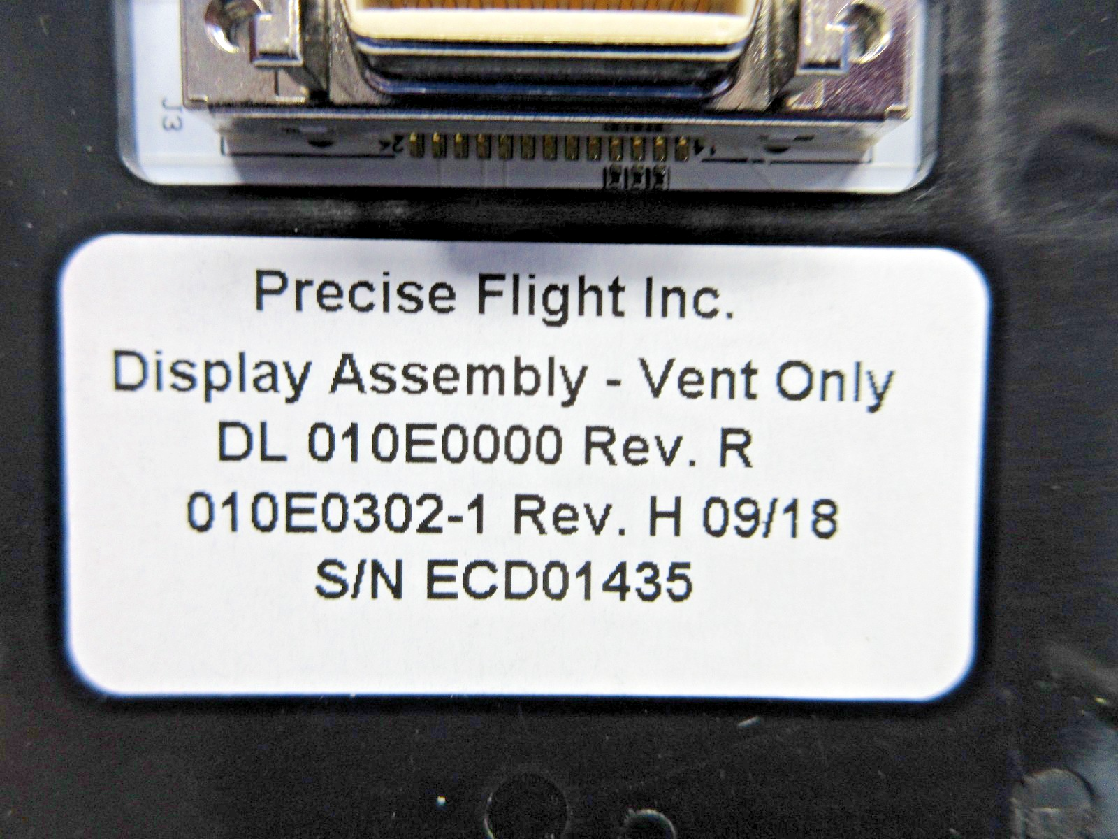 Cirrus SR20 / SR22 Precise Flight Display Panel P/N 22101-003 NOS (0326-994)4
