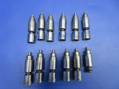 Lycoming Hydraulic Lifter Tappet P/N 78290 LOT OF 12 /One Missing Cap (0226-992)3