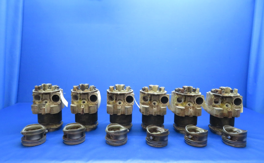Continental 470 ECI Cylinder Studs w/ Pistons AEC65385 SET OF 6 CORE (0726-114)0