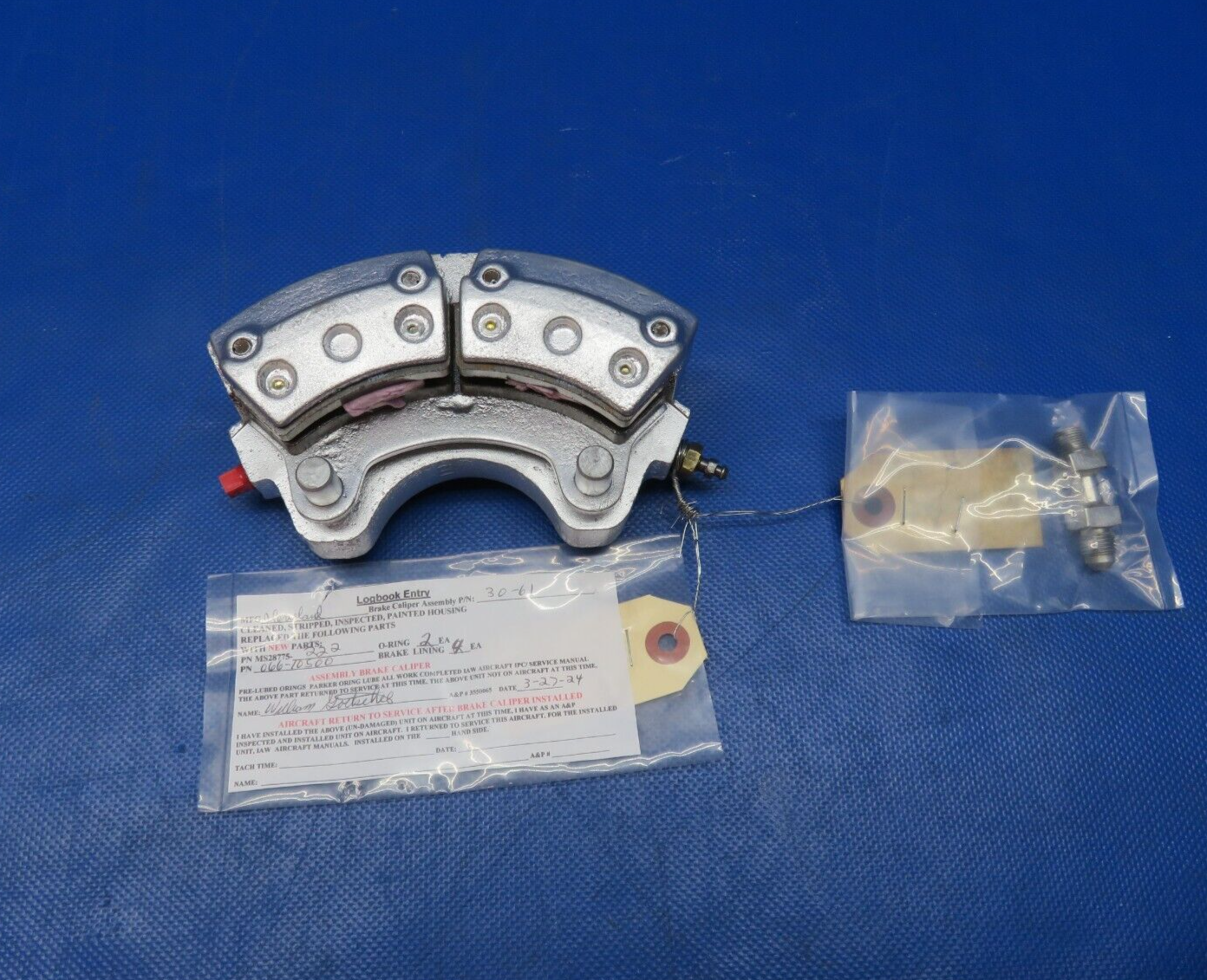 Cessna 337 / 337E Cleveland Brake Caliper Assy P/N 30-61 REBUILT (0424-1711)0