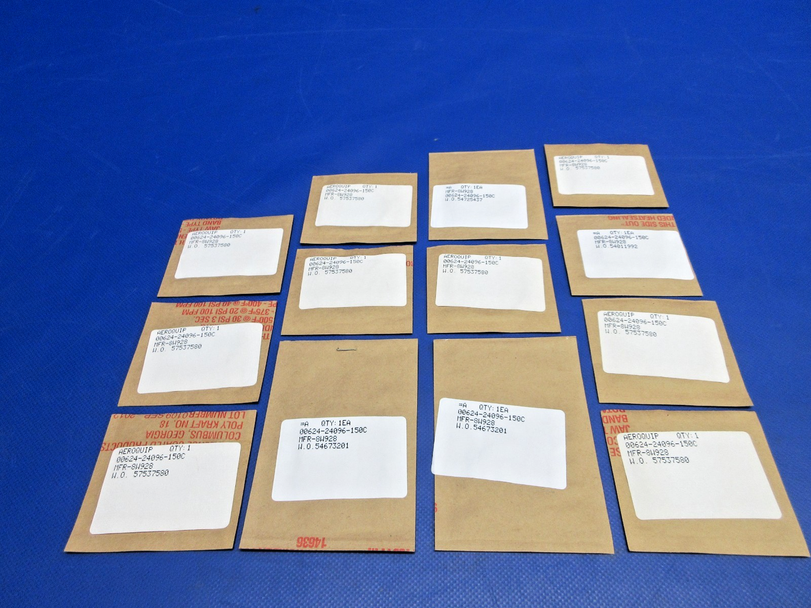 Aeroquip Air Duct Gasket w/8130 P/N 24096-150C LOT OF 13 NOS (0426-838)4