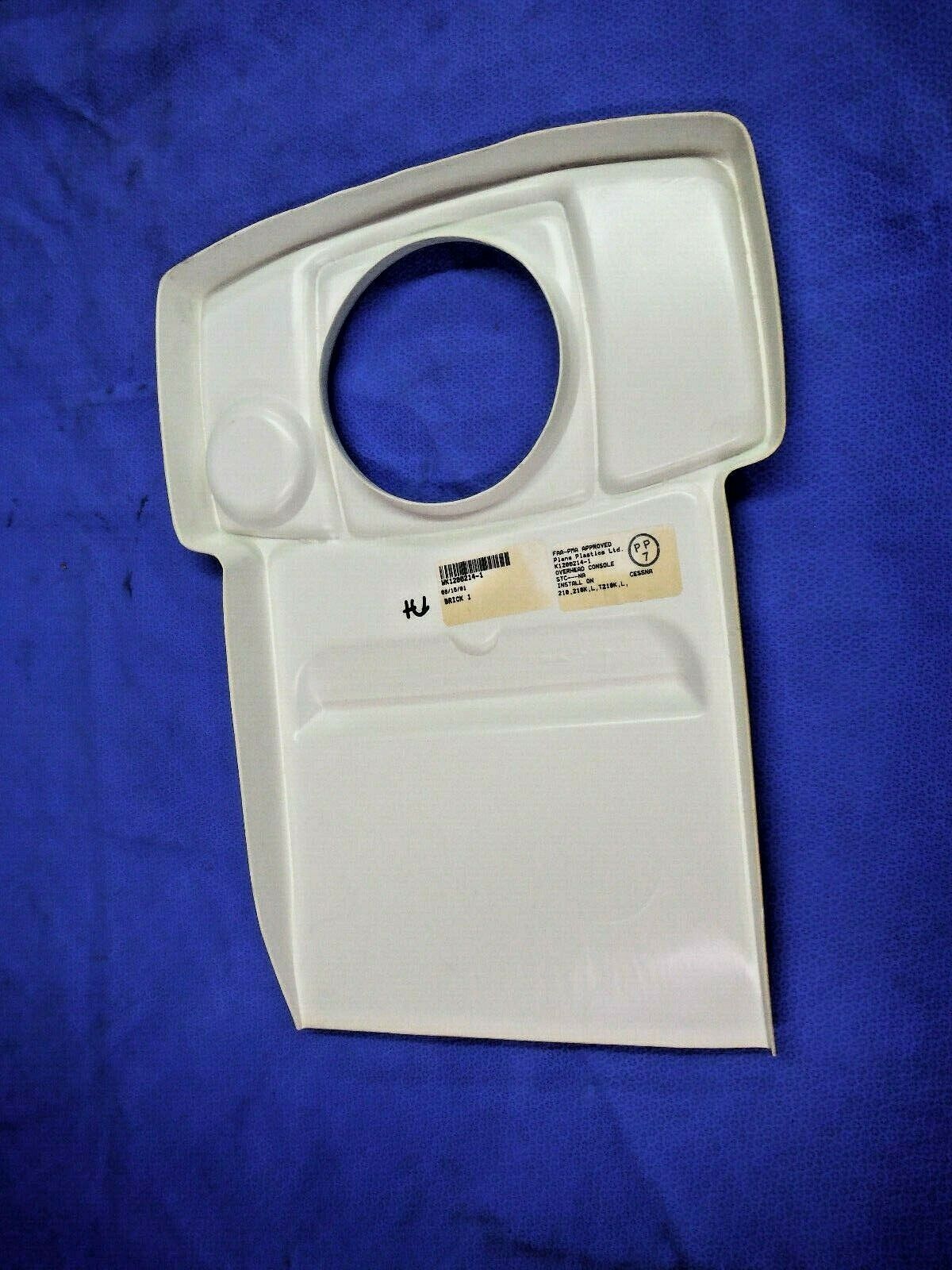 Cessna Plane Plastics Overhead Console NOS  P/N K1200214-1  (1115-37)