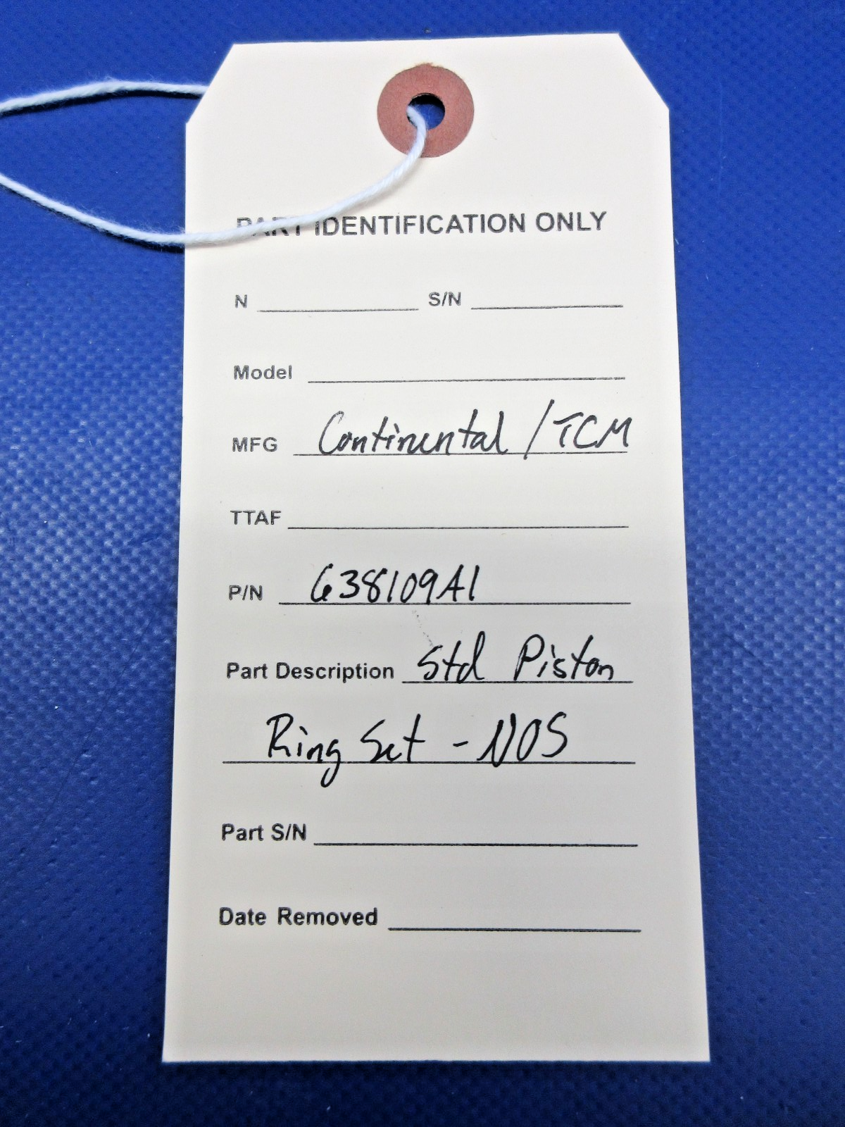 Continental / TCM Standard Piston Ring Set P/N 638109A1 NOS (0926-710)12
